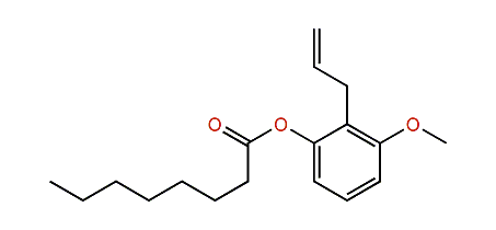 2-Allyl-3-methoxyphenyl octanoate